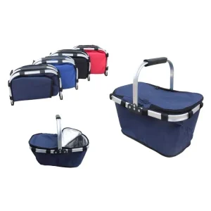 Oblíbený Košík nákupní skládací termo ALU/textil 9kg BAG, mix barev