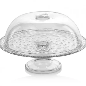 Koupit Online Podnos servírovací plast na nožce s poklopem ¤34cm PATERA