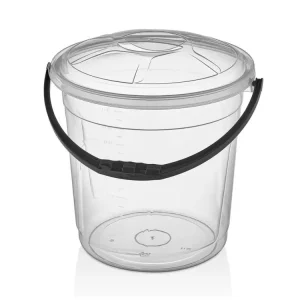 Bezpečná Platba Vědro 15L PH s víkem, atest potraviny, čirá