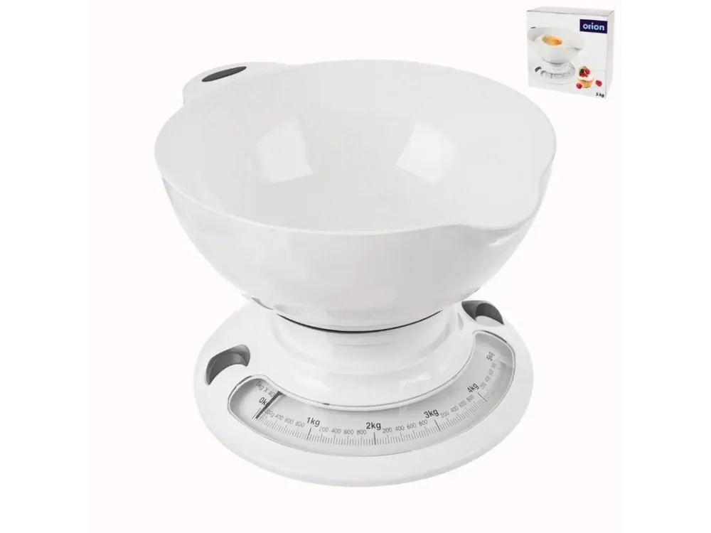 Váha kuchyňská 5kg mechanická s miskou 2,7L ORION Koupit Online