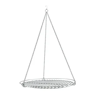 Zlevněný Rošt grilovací ¤60cm s řetízkém na trojnožku