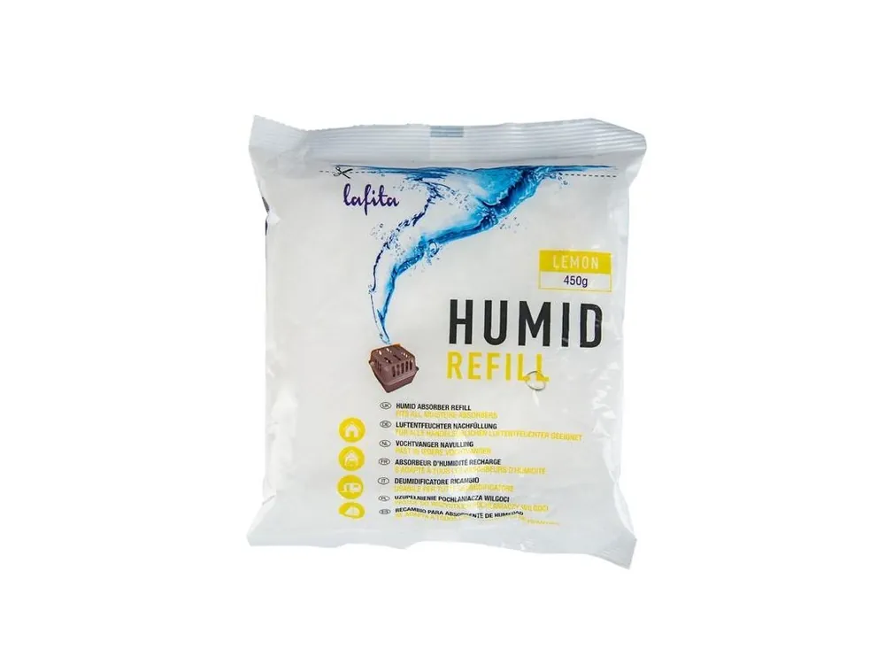 Pohlcovač vlhkosti - náhradní náplň citron 450g LAFITA Levný