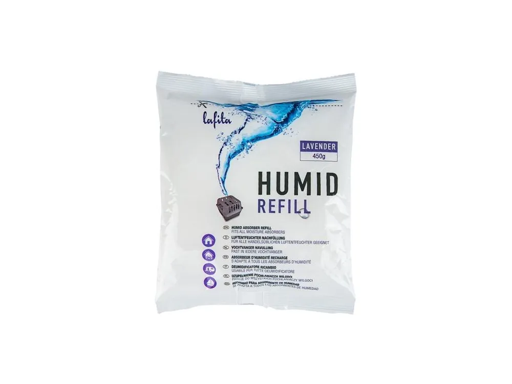 Must-Have Pohlcovač vlhkosti - náhradní náplň levandule 450g LAFITA