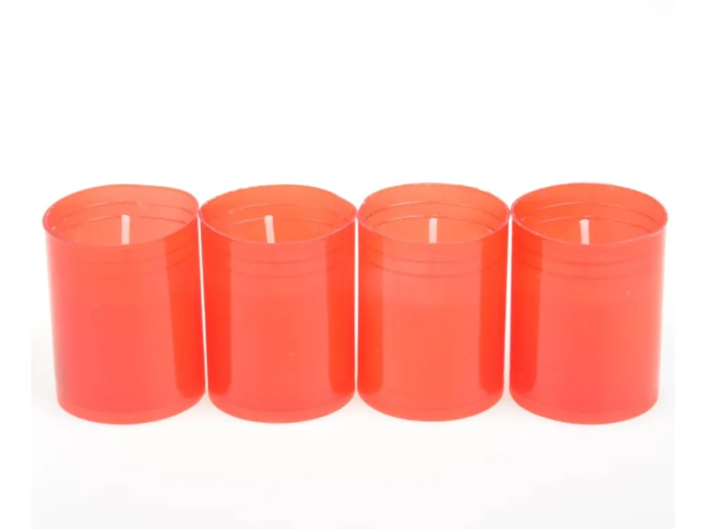 Svíčka parafín 45g 4ks červená Koupit Online