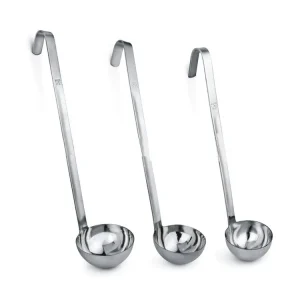 Sleva Naběračka nerez ¤18cm 1500ml s háčkem MONOBLOK