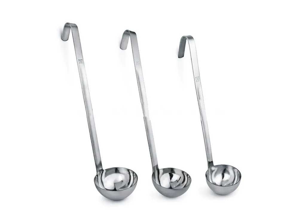 Sleva Naběračka nerez ¤18cm 1500ml s háčkem MONOBLOK
