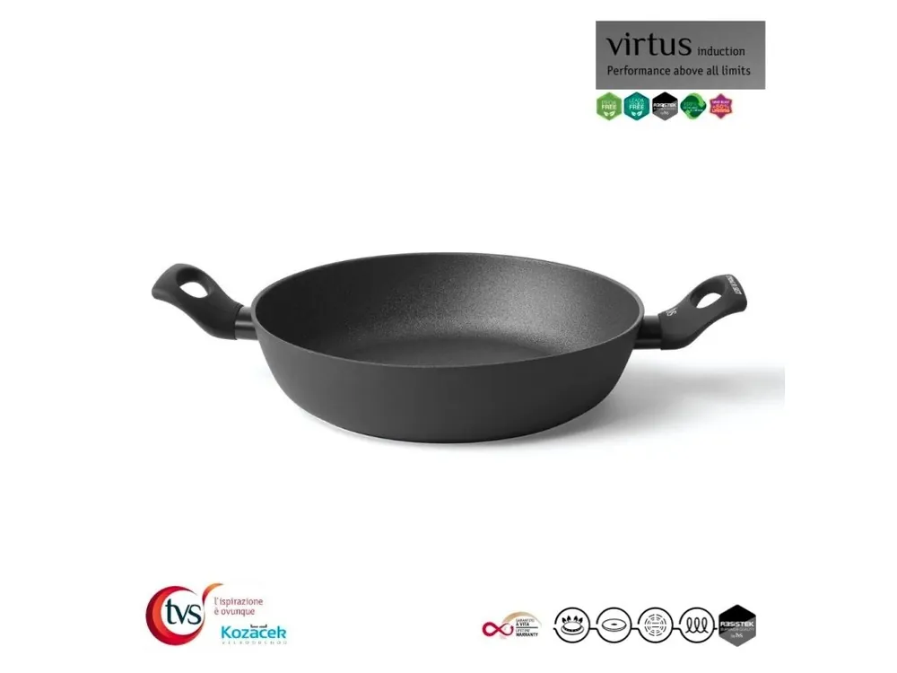 Pánev nepřilnavá ¤28cm 2 ucha VIRTUS vč. indukce Speciální Cena