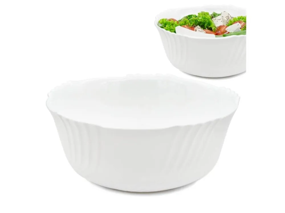 Miska porcelán bílá ¤20cm WAVE Cenový Hit