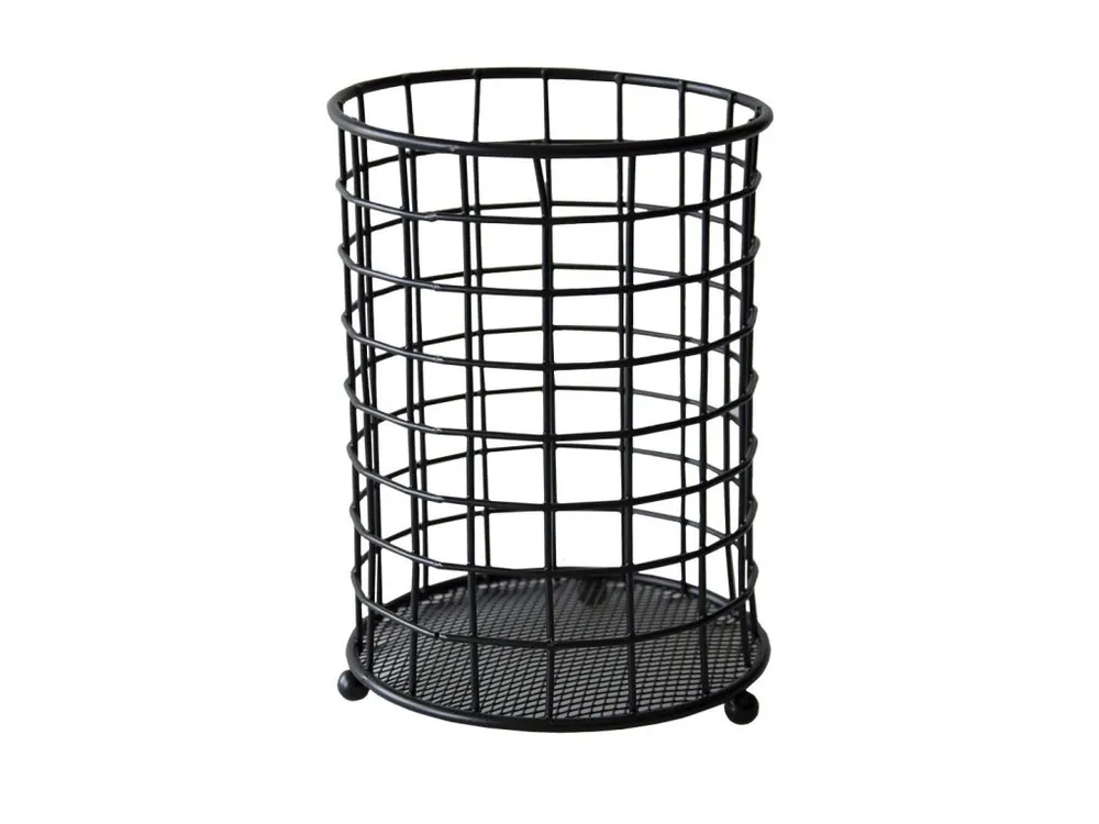 Odkapávač příborů černý ¤13 v.18cm BLACK GLOBE Víkendová Akce