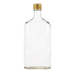 Láhev sklo 500ml PLACKA čirá s víčkem Nejlepší Volba