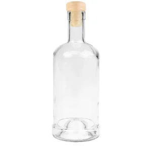 Láhev sklo 500ml CYLINDER se zátkou Vrácení Zdarma