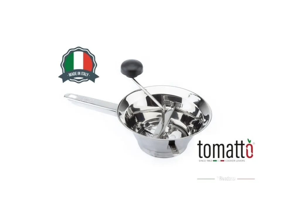 Pasírovací strojek nerez s planžetami ¤24cm TOMATTO Víkendová Akce