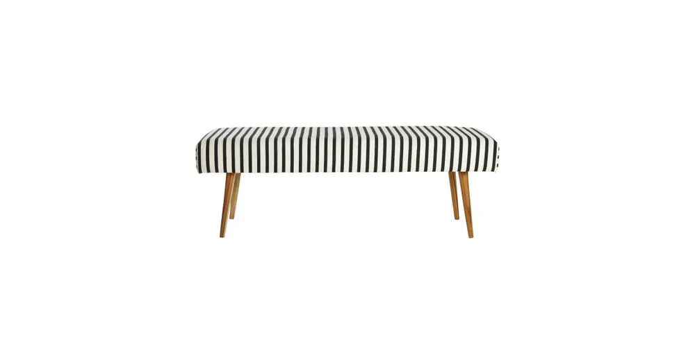 Víkendová Akce Drevená lavica Stripe