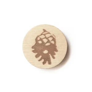 Dřevěná magnetka Pine Cone Wood Nejprodávanější