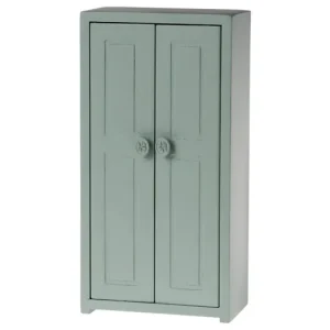 Drevená šatníková skriňa pre myšky Maileg Soft Blue Omezená Nabídka