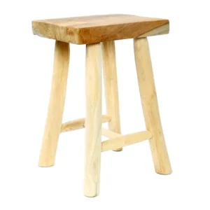 Drevená stolička Kudus Stool 45 cm Akce