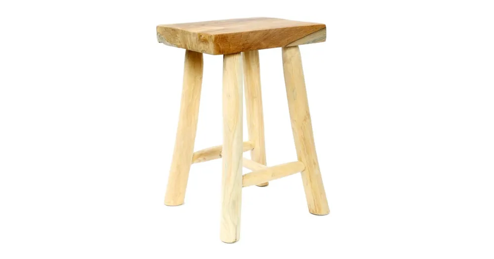 Drevená stolička Kudus Stool 45 cm Akce