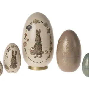 Expresní Doručení Drevené vajíčka Easter Babushka Eggs - set 5 ks