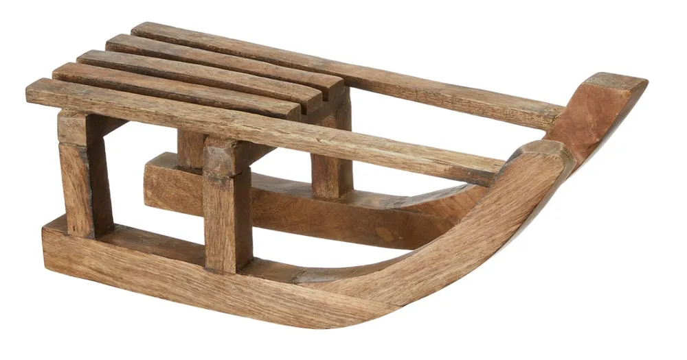 Dřevěná zimní dekorace sáňky 45 cm Kup Teď