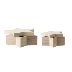 Dřevěné boxy Star - set 2 ks Pouze Dnes