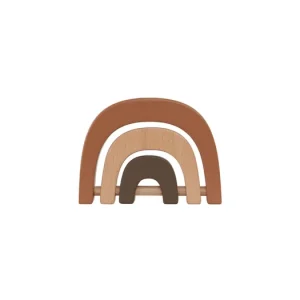 Ověřený Dřevěné chrastítko Rainbow Nature Choco
