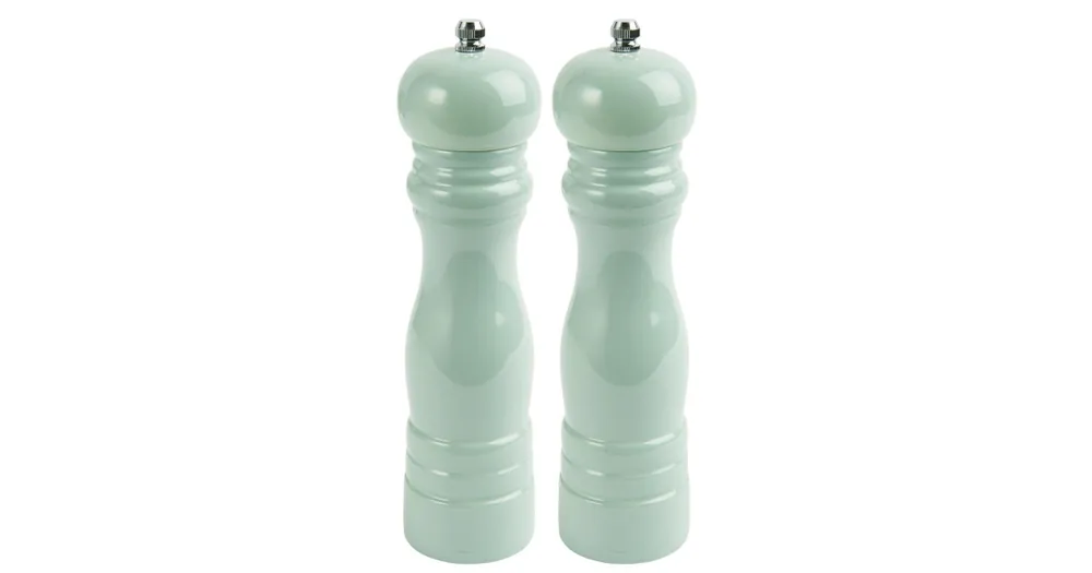 Dřevěné mlýnky na pepř a sůl Light Green Novinka