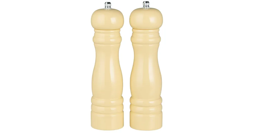 Výprodej Dřevěné mlýnky na pepř a sůl Light Yellow