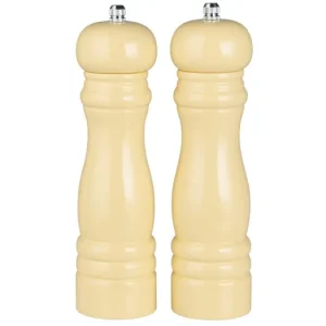 Speciální Cena Drevené mlynčeky na korenie a soľ Light Yellow