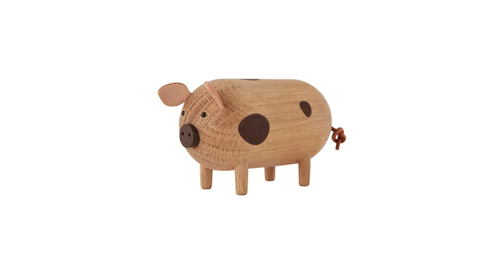 Nejlepší Cena Drevená pokladnička Bubba Pig Oak