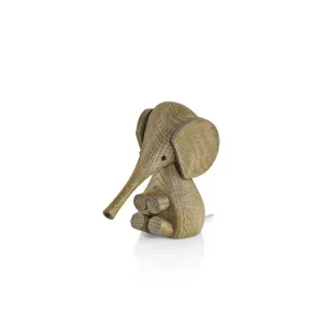 Originální Dřevěné slůně Baby Elephant Smoked Oak