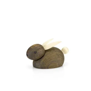 Výprodej Drevený zajačik Rabbit Smoked Oak Small