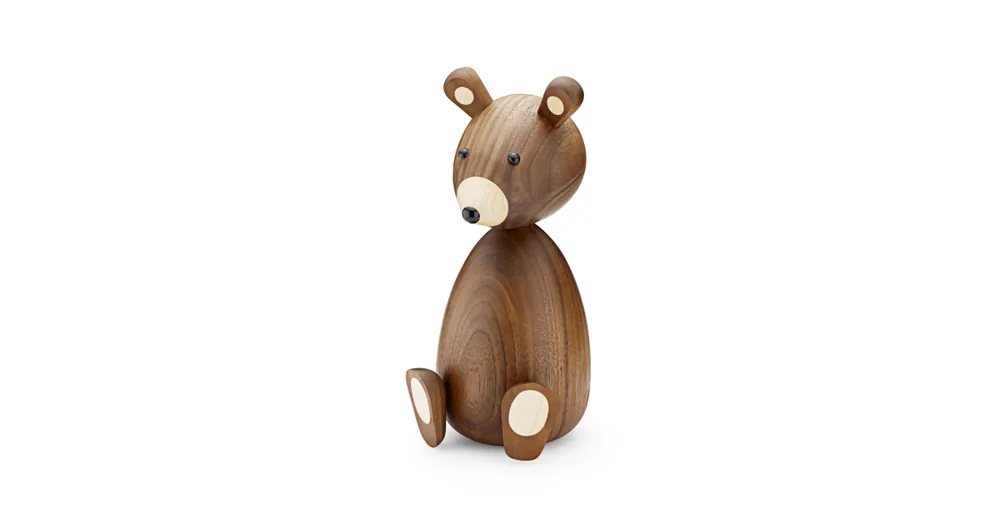 Aktuální Drevený medvedík Papa Bear Walnut