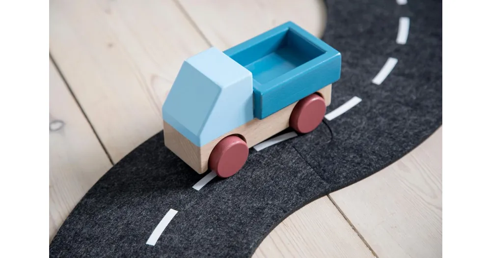 Cenový Hit Dřevěný náklaďák Wooden Truck modrý