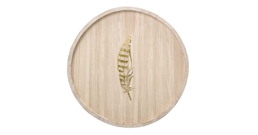 Dřevěný podnos Feather Super Cena