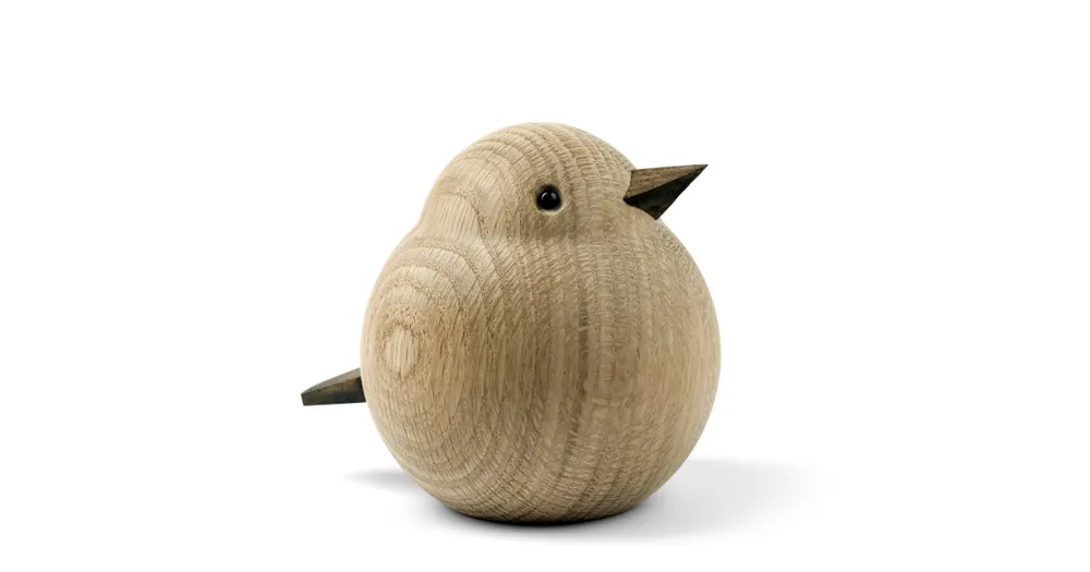 Dřevěný ptáček Papa Sparrow Natural Oak Přímo Od Výrobce
