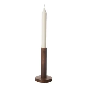Dřevěný svícen Ernst Mango Brown 15 cm Jen Po Omezenou Doba