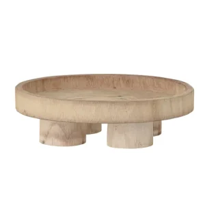 Dřevěný tác na nožkách Pawa Nature 30 cm Zlevněný