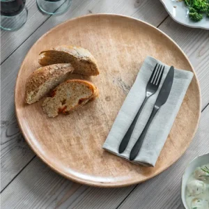 Zlevněný Dřevěný talíř Midford Mango Wood 40 cm