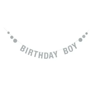 Zlevněný Girlanda „Birthday boy“ modrá