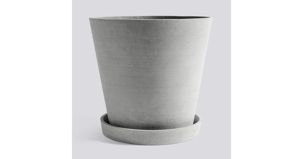 Kvetináč Flowerpot s podmiskou Grey XXXL Akční Cena