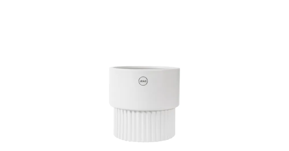 Must-Have Kvetináč Front Round White 16 cm