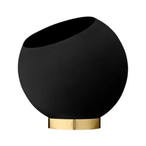 Kvetináč Globe Black 21 cm Cenová Bomba