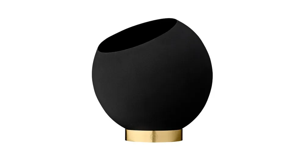 Kvetináč Globe Black 21 cm Cenová Bomba