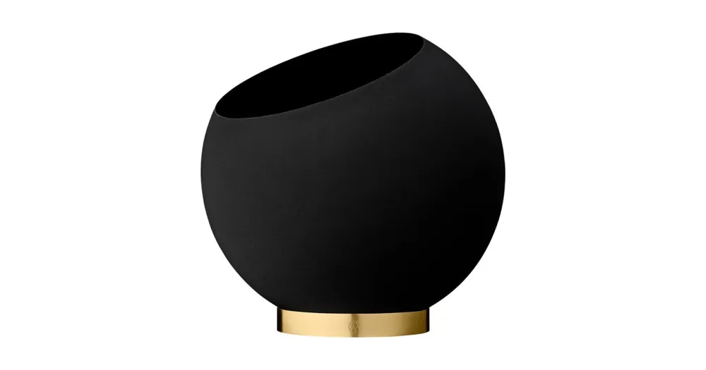 Kvetináč Globe Black 30 cm Originální