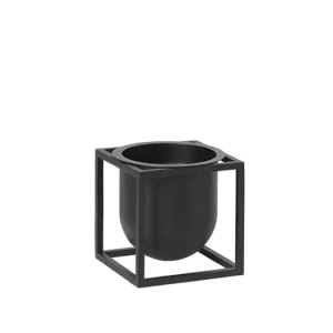 Květináč Kubus Flowerpot Black 10 cm Nejlepší Cena