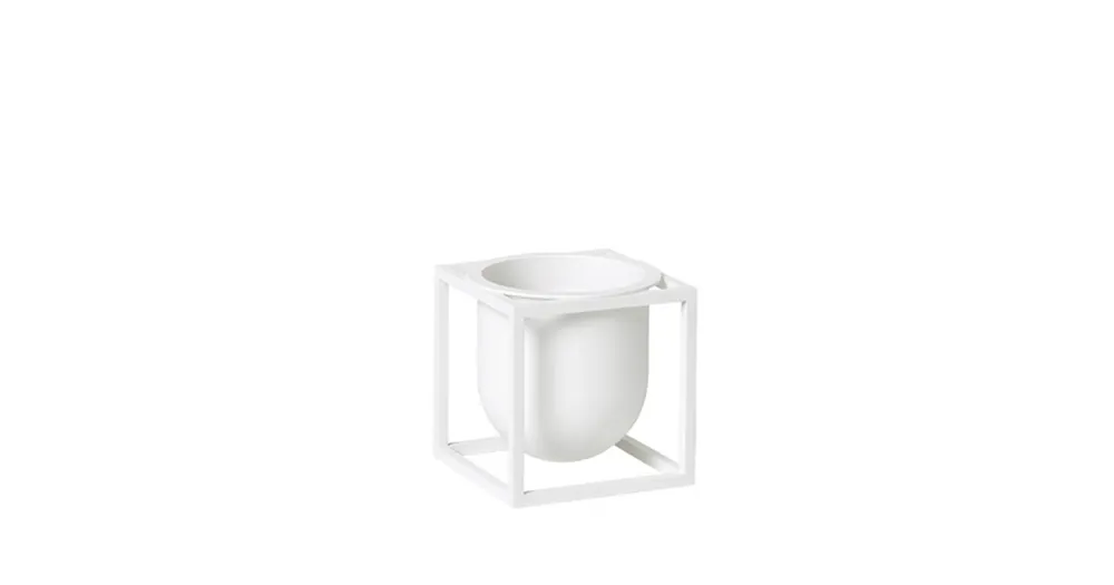 Vysoce Kvalitní Kvetináč Kubus Flowerpot White 10 cm