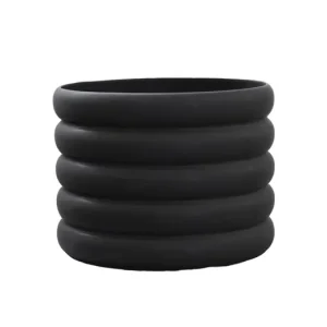 Květináč Mud Black Large 16,5 cm Přímo Od Výrobce