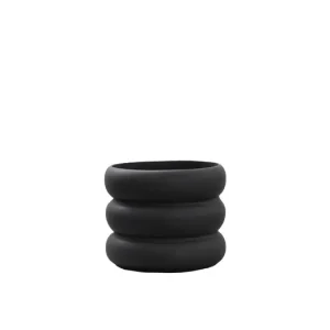 Nízká Cena Kvetináč Mud Black Small 10 cm