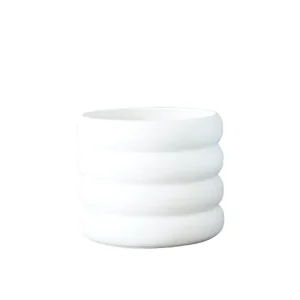 Květináč Mud White Medium 13 cm Nová Kolekce