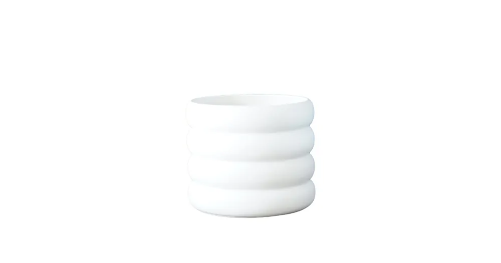 Květináč Mud White Medium 13 cm Nová Kolekce